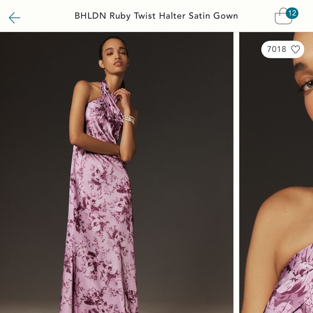 Floral Orchid Serenity Maxi Skirt